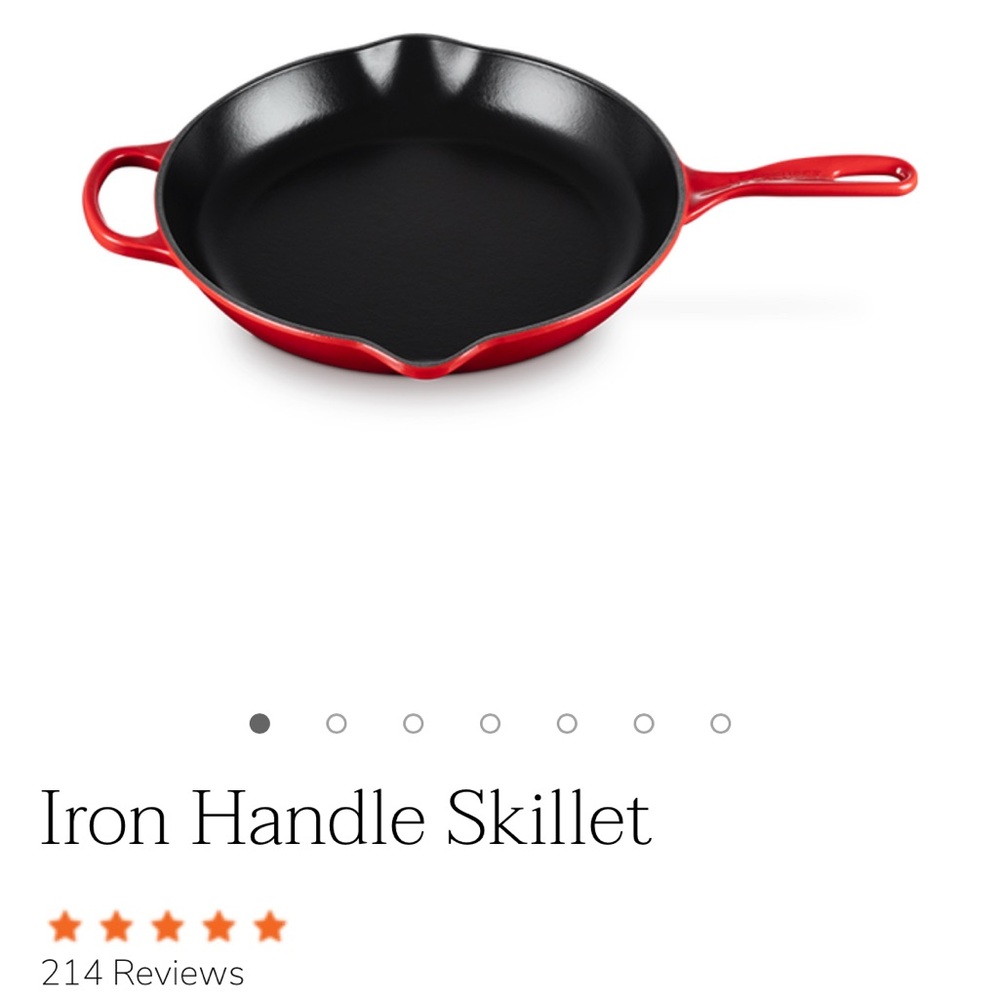 Le Creuset cast iron skillet